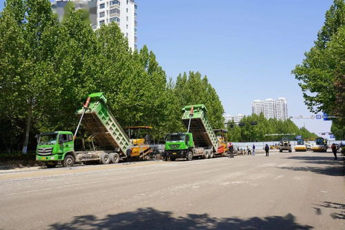 五一假期晝夜施工,青州市政道路工程建設(shè)按下 快進(jìn)鍵